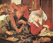 REYMERSWALE, Marinus van Money-Changer and his Wife oil on canvas